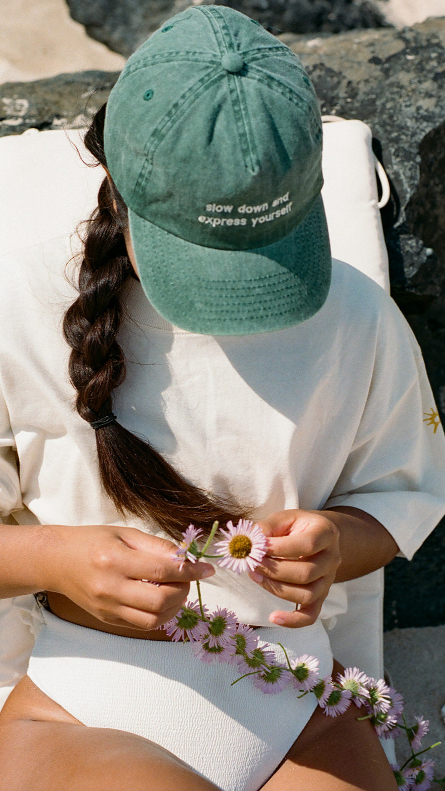SLOW DOWN CAP - BOTTLE GREEN