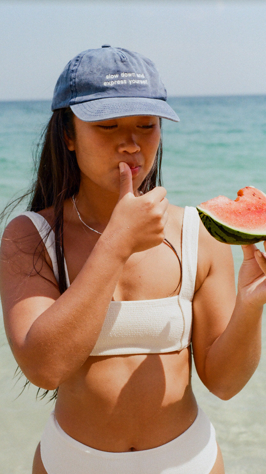 SLOW DOWN CAP - DENIM