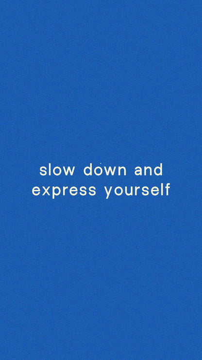 SLOW DOWN  CAP - DENIM